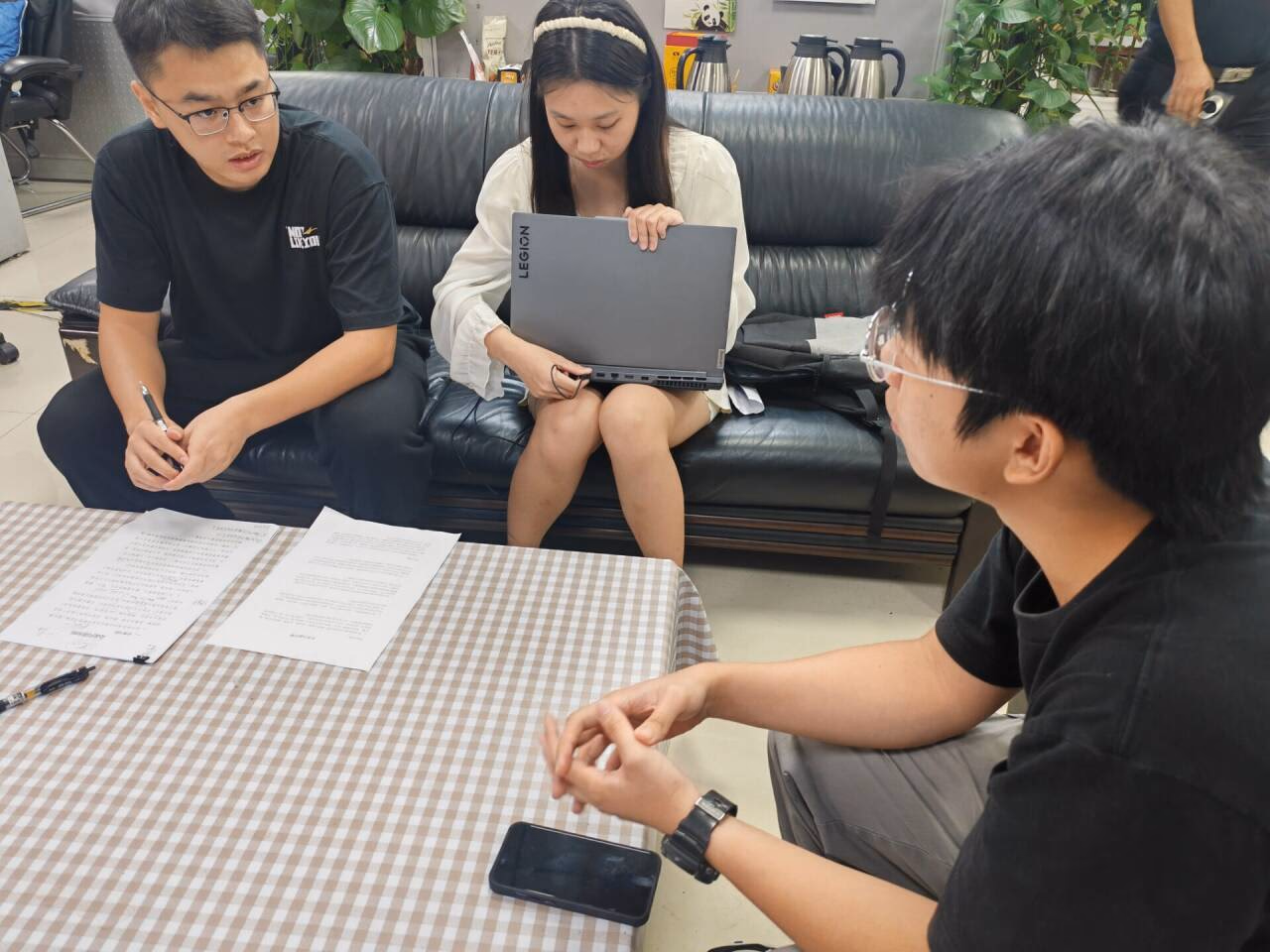 Figure 18: An online meeting with municipal officials in US