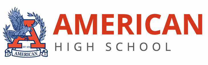 American High School logo.
