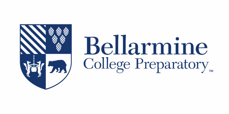 Bellarmine Preparatory School logo.