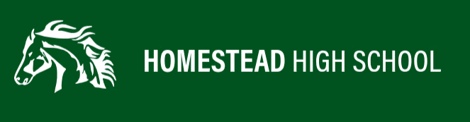 Homestead High School logo.