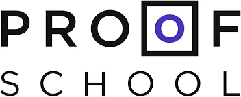 Proof School logo.