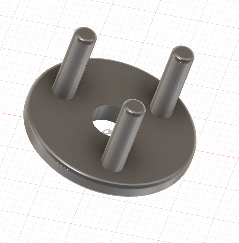 Pump roller base design