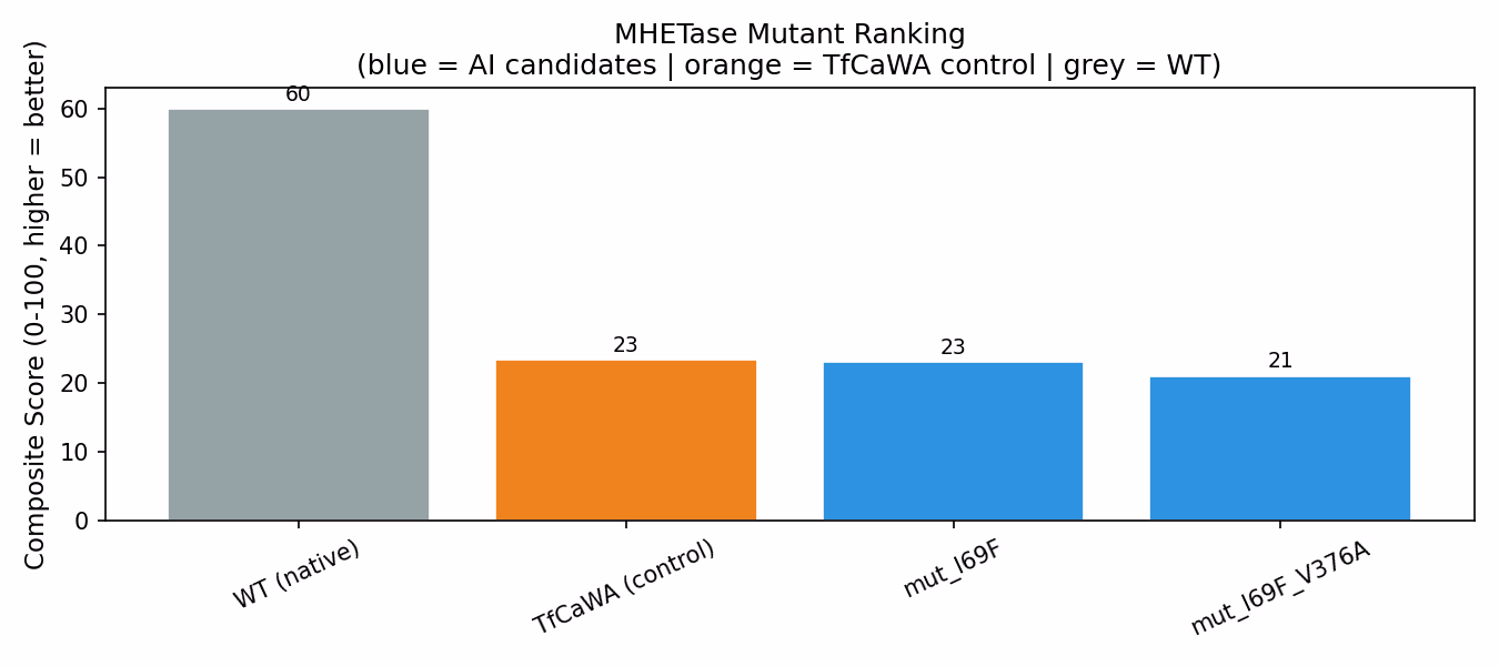 Mutant composite score comparison
