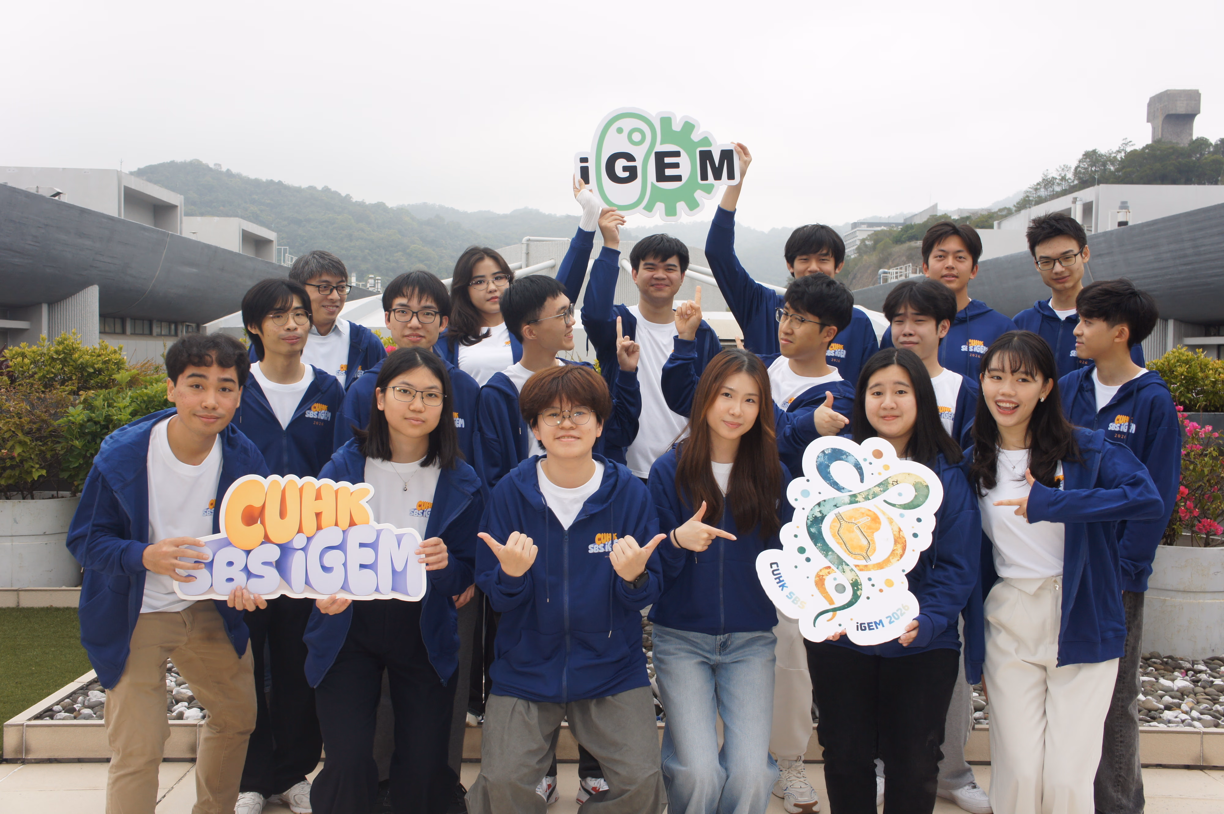 CUHK SBS iGEM team group photo 1